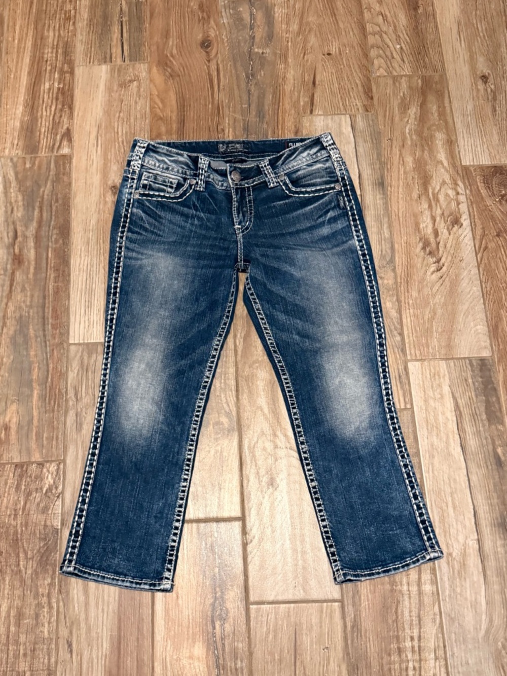 Silver Jeans Suki Mid Capri Denim Jeans